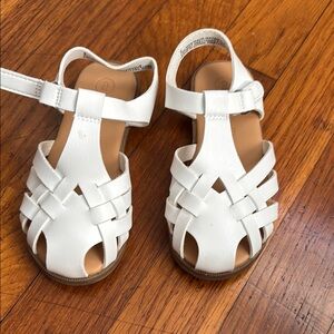 Kids White Sandals